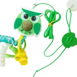 DTOPBUYAGE - Jouet de chat suspendu rebondissant catnip intérieur(petit oiseau vert)