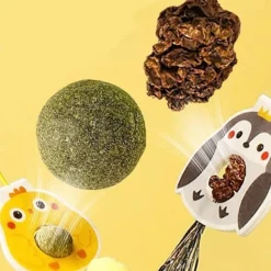 DTOPBUYAGE - Jouet de chat suspendu rebondissant catnip intérieur(petit oiseau vert)