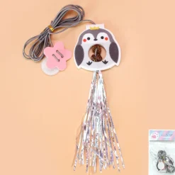 DTOPBUYAGE - Jouet de chat suspendu rebondissant catnip intérieur(petit pingouin)