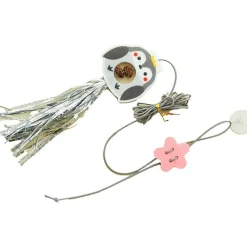 DTOPBUYAGE - Jouet de chat suspendu rebondissant catnip intérieur(petit pingouin)