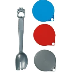 FLAMINGO - 3 couvercles alimentaire pour boite ø 7,5 cm et cuillère pour chat
