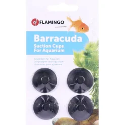 FLAMINGO - 4 ventouses noir ø 2.6 x 1 cm, pour aquarium