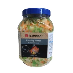 FLAMINGO - Nourriture poisson d'étang en flocons 2 litres soit 220g