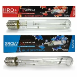 FLORASTAR - Pack ampoules 600w mh + hps