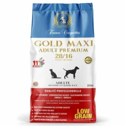 FRANCE CROQUETTES - France croquettes pour chien adulte gold maxi adult premium 28/16 low grain 12kg