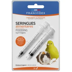 FRANCODEX - Seringues alimentaires pour oiseaux et rongeurs