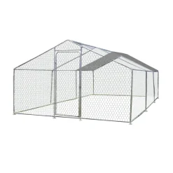 HABRITA - Enclos, parc grillagé pour animaux de basse-cour, 18 m2 - 8/20 poules