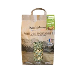 HAMI FORM - Foin des montagnes pour lapin et cochon d'Inde - 8,5L