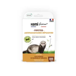 HAMI FORM - Pipettes Antiparasitaires Ecosoin bio furet 4 x 0,6ml