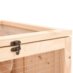HELLOSHOP26 - Cage à hamster 81 x 40 x 60 cm bois massif de sapin marron