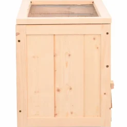 HELLOSHOP26 - Cage à hamster 60 x 30 x 35 cm bois massif de sapin marron