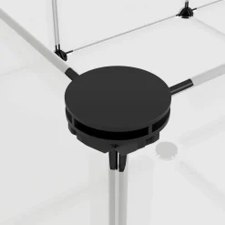 HELLOSHOP26 - Cage pour petits animaux transparent 144 x 74 x 46,5 cm pp et acier transparent