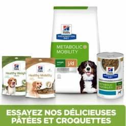 HILL'S - Croquettes chien adult prescription diets j/d metabolic + mobility - hill's 4 kg