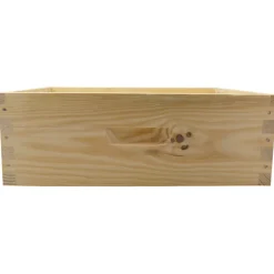 ICKO APICULTURE - Hausse à tenons Dadant 9 cadres en pin maritime avec crémaillères