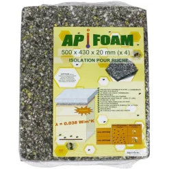 ICKO APICULTURE - Isolation Apifoam pour ruche : sachet de 4