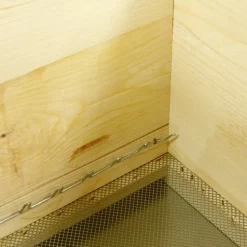 ICKO APICULTURE - Ruche dadant 10 cadres avec toit chalet : L67xl54xH49cm