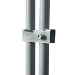 IDMARKET - Enclos poulailler dôme 15 m² parc grillagé 3x5 m avec porte latérale