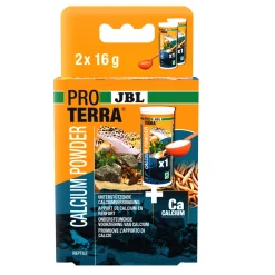 JBL - Calcium Powder, complément de minéraux pour reptiles : 2x16g
