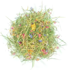 L'EDEN DES PATTOUNES - Foin aromatisé aux fleurs pour lapins et rongeurs