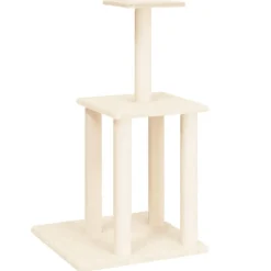 MAISON EXCLUSIVE - Arbre à chat avec griffoirs en sisal crème 85,5 cm