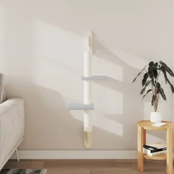 MAISON EXCLUSIVE - Arbre à chat mural avec griffoir gris clair 108 cm