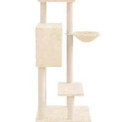 MAISON EXCLUSIVE - Arbre à chat avec griffoirs en sisal crème 108,5 cm