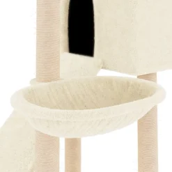 MAISON EXCLUSIVE - Arbre à chat avec griffoirs en sisal crème 153 cm
