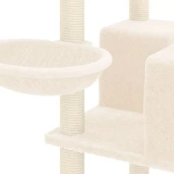 MAISON EXCLUSIVE - Arbre à chat avec griffoirs en sisal crème 167 cm