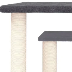 MAISON EXCLUSIVE - Arbres à chat avec plates-formes gris foncé 50 cm