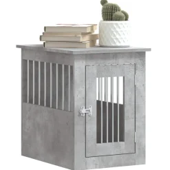 MAISON EXCLUSIVE - Meuble de cage pour chiens gris béton 45x62x59 cm