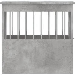 MAISON EXCLUSIVE - Meuble de cage pour chiens gris béton 45x62x59 cm