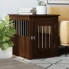 MAISON EXCLUSIVE - Meuble de cage pour chiens chêne marron 55x75x65 cm