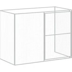 MAISON EXCLUSIVE - Niche pour chien avec cour gris clair 214x1273x181 cm