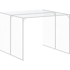 MAISON EXCLUSIVE - Niche pour chien avec cour gris clair 214x457x181 cm