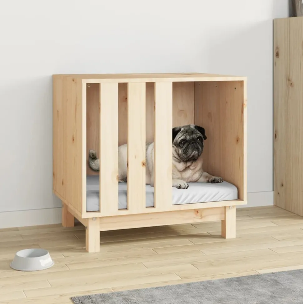 MAISON EXCLUSIVE - Niche pour chien 60x45x57 cm bois de pin massif