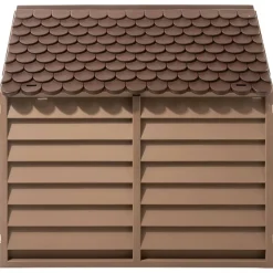 MAISON EXCLUSIVE - Niche pour chien marron 86x84x82 cm polypropylène