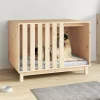 MAISON EXCLUSIVE - Niche pour chien 100x70x72 cm bois de pin massif