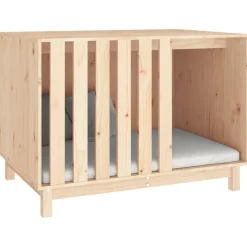 MAISON EXCLUSIVE - Niche pour chien 100x70x72 cm bois de pin massif