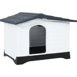MAISON EXCLUSIVE - Niche pour chien gris 90,5x68x66 cm polypropylène