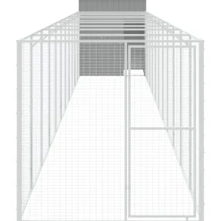 MAISON EXCLUSIVE - Niche pour chien avec cour gris clair 165x1271x181 cm