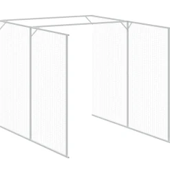 MAISON EXCLUSIVE - Niche pour chien avec cour gris clair 165x1271x181 cm