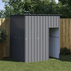 MAISON EXCLUSIVE - Niche pour chien avec toit anthracite acier galvanisé