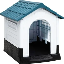 MAISON EXCLUSIVE - Niche pour chien bleu 57x68x66 cm polypropylène