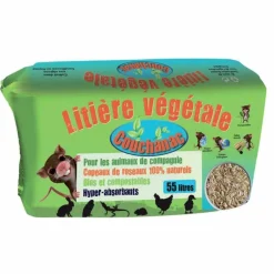 MISCANTHUS GREEN CARE - Litière pour cochon d'Inde, hamster, lapin nain - 55 litres