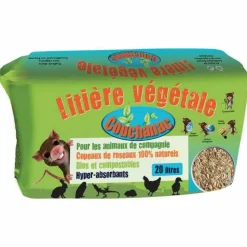 MISCANTHUS GREEN CARE - Litière pour petits rongeurs de compagnie - 20 litres