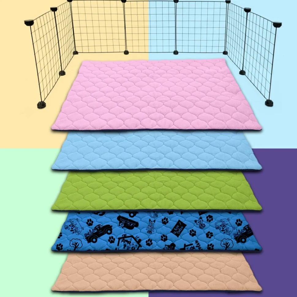 NEO SOLVO - Tapis qui remplace la litière pour cochon d'inde et lapin - absorbant, imperméable, passe en machine - 70 x 35 cm