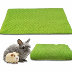 NEO SOLVO - Tapis qui remplace la litière pour cochon d'inde et lapin - absorbant, imperméable, passe en machine - 120 x 60 cm