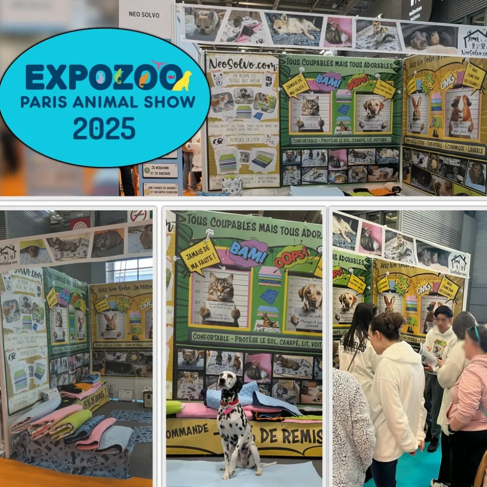 NEO SOLVO - Tapis qui remplace la litière pour cochon d'inde et lapin - absorbant, imperméable, passe en machine - 120 x 60 cm