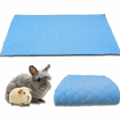 NEO SOLVO - Tapis qui remplace la litière pour cochon d'inde et lapin - absorbant, imperméable, passe en machine - 70 x 35 cm