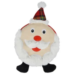 PARIS PRIX - Jouet pour chien sonore "père noël" 20cm blanc